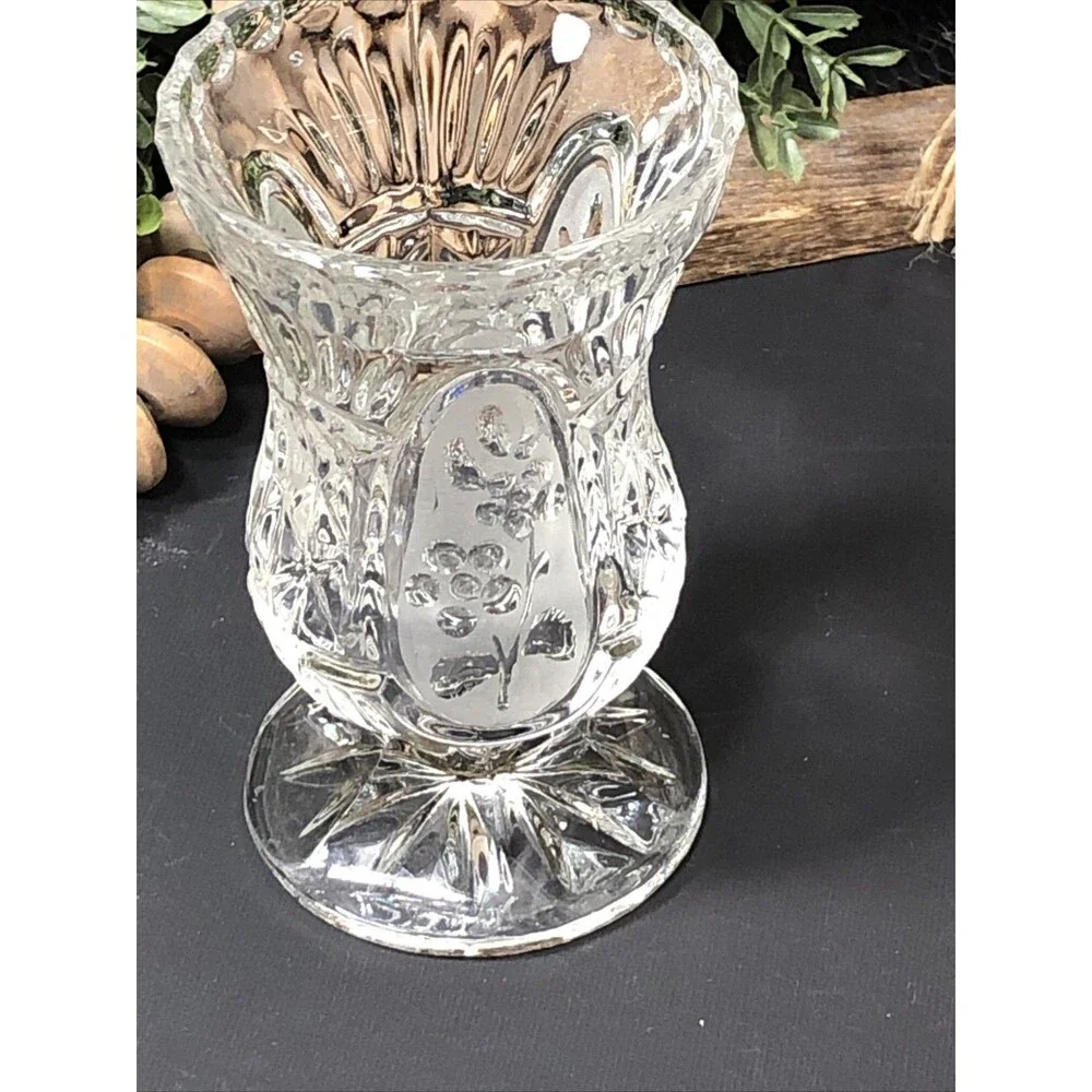 Vintage Zajecar 24% Lead Crystal Footed 4 3/4